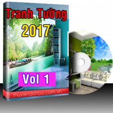Tranh tường đặc sắc 2017 vol 1 (1250 mẫu)