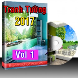 Tranh tường đặc sắc 2017 vol 1 (1250 mẫu)
