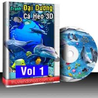 Tranh đại dương, cá heo 3D Vol 1 Tranh đại dương, cá heo 3D Vol 1