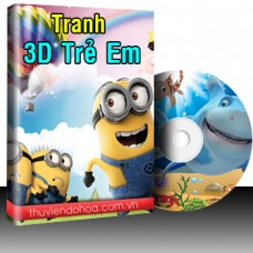 Tranh 3D trẻ em Vol 1 (139 mẫu)