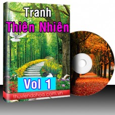 Tranh thiên nhiên Vol 1 (858 mẫu)