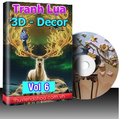Tranh Lụa,3D,Decor Vol 6 (615 mẫu)