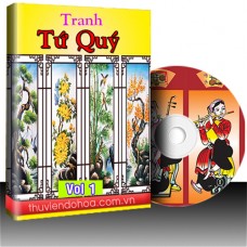 Tranh Tứ Quý vol 1 (79 mẫu)