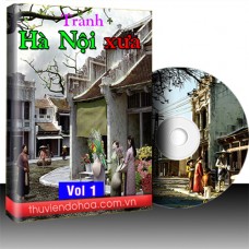Tranh Hà Nội xưa vol 1 (80 mẫu)