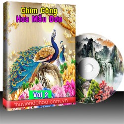 Tranh công, mẫu đơn vol 2 (2744 mẫu)